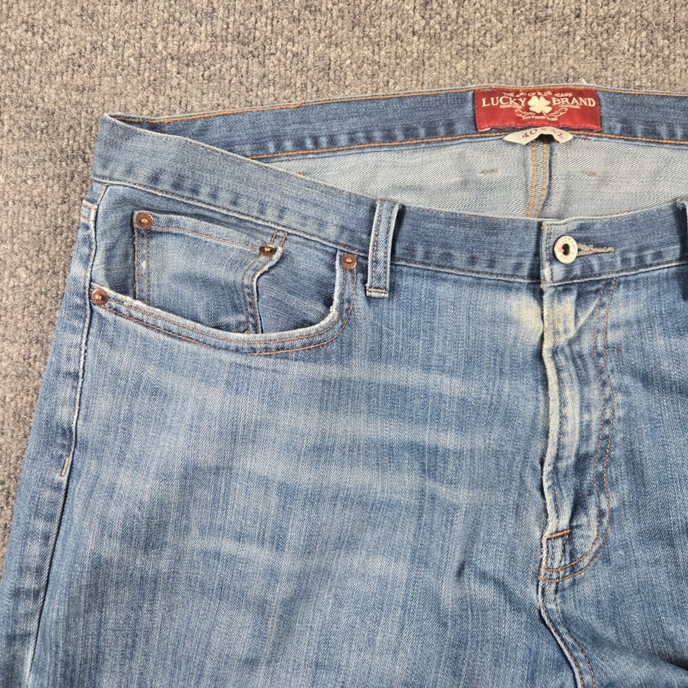 Lucky Brand 361 Vintage Straight Jeans Mens 40x32 Blue Denim Medium Wash - Picture 7 of 16